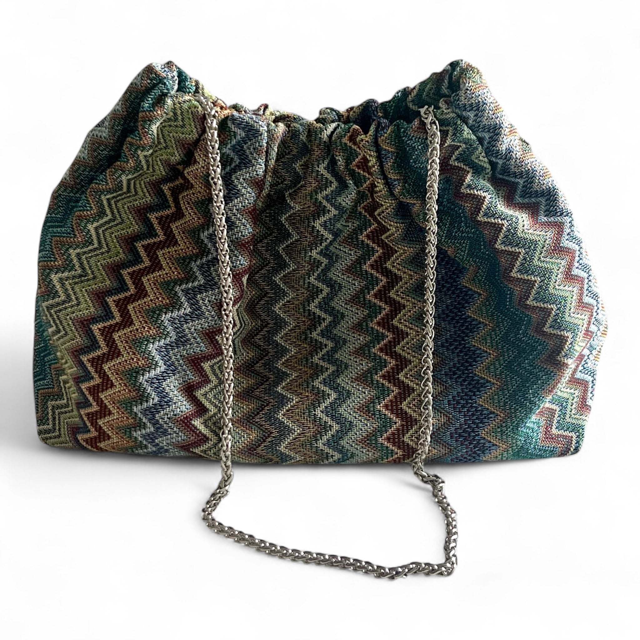 Midi Signiture Pouch Bleu