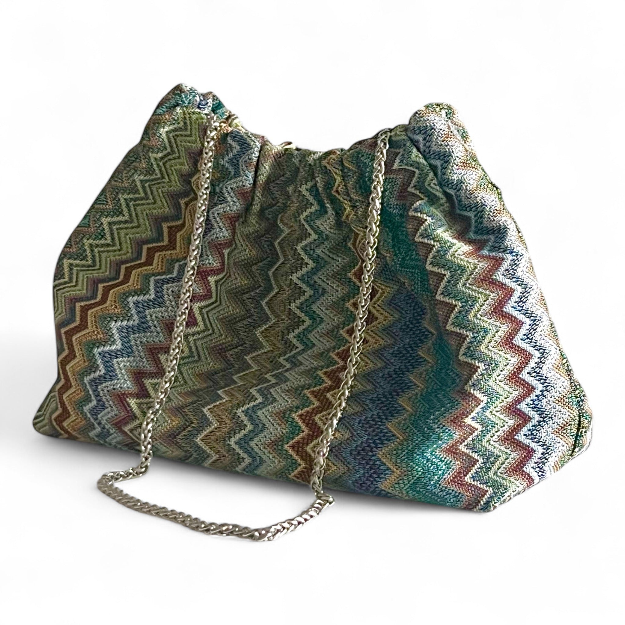 Midi Signiture Pouch Bleu